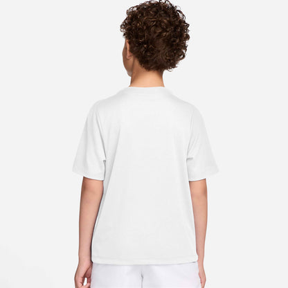 Nike Boy's Dri-FIT Multi Short Sleeve Top - White - IF2430-100