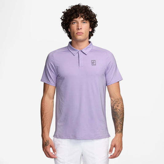 NikeCourt Advantage Men's Dri-FIT Tennis Polo - 2025 - Hydrangeas Dusty Amethyst - FZ6907-515