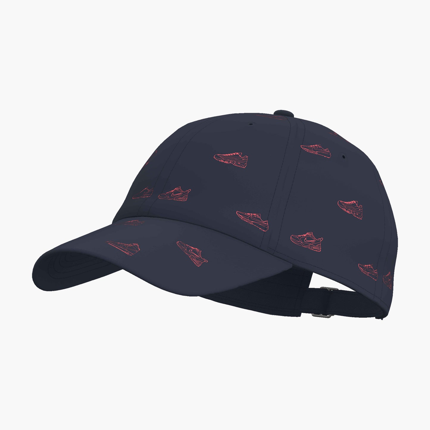 Nike Unisex Club Cap (Shoe) - College Navy/Hot Lava - IR0954-419