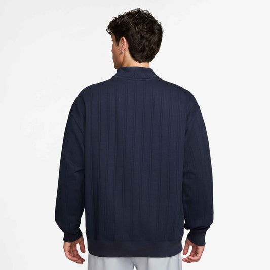 Nike Men's Therma-FIT 1 2 Zip Top Over Size - Navy - II0770-419