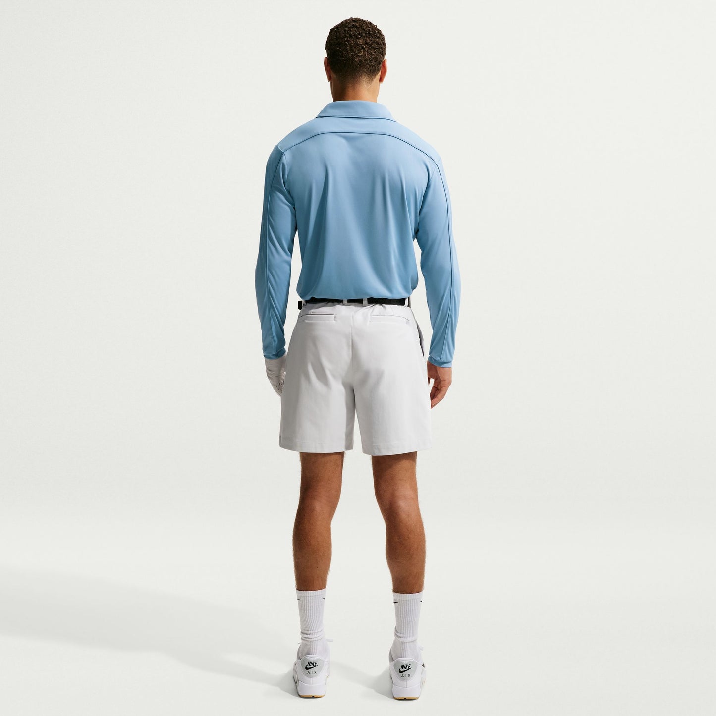 Nike Men's Dri-FIT Par Polo Long Sleeve - Work Blue - IQ7062-486