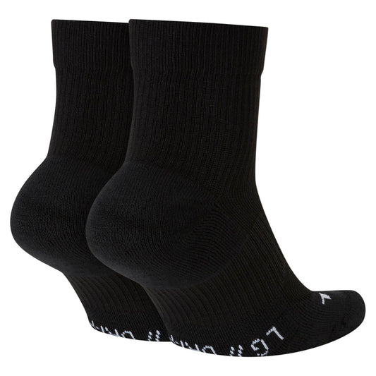 NikeCourt Multiplier Max Ankle Socks - Black - CU1309-010