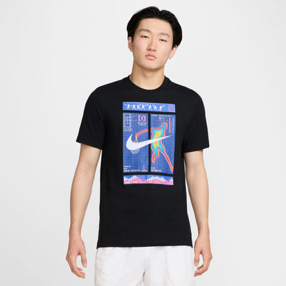 NikeCourt Men's Tennis T-Shirt - 2025 - Black - HJ3369-010