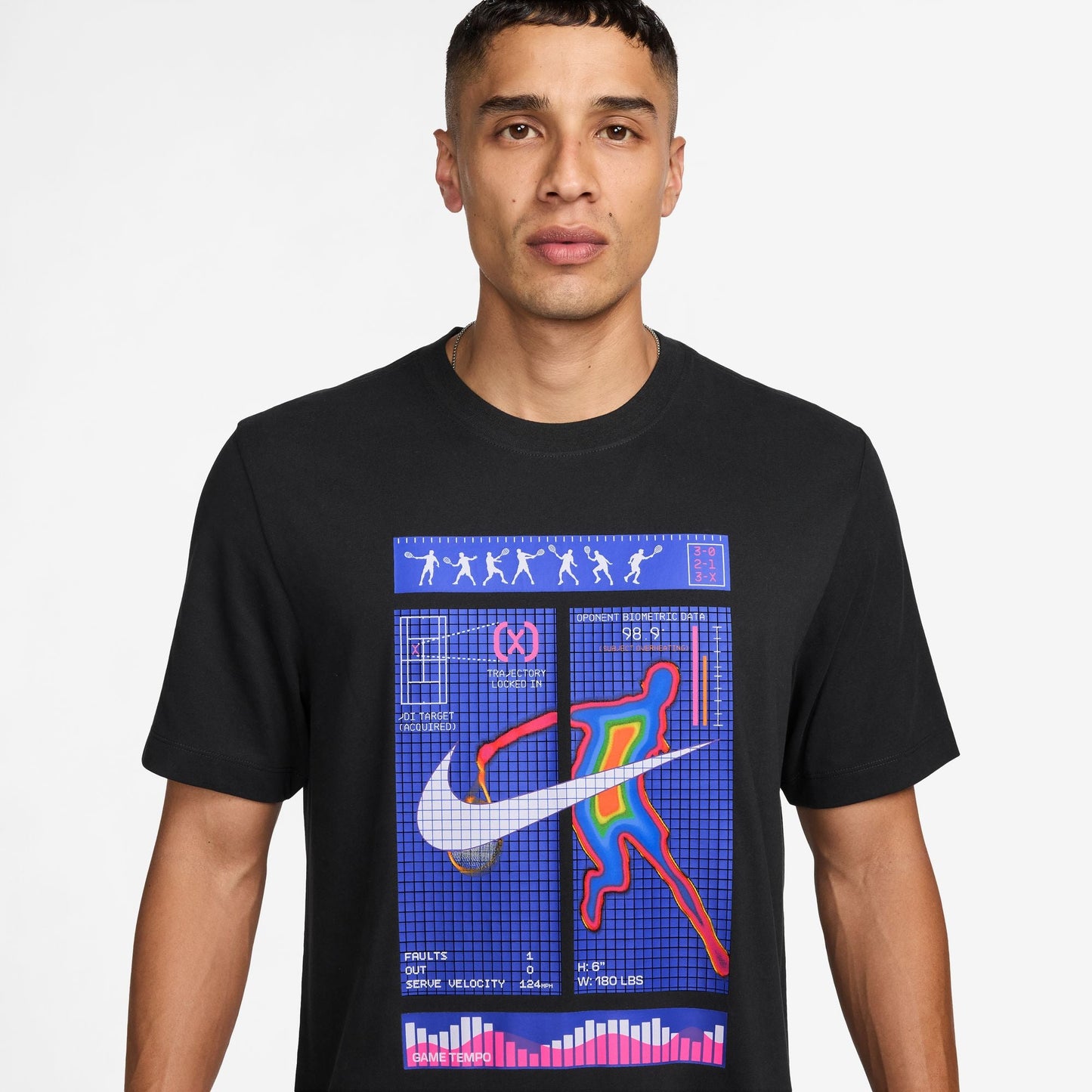 NikeCourt Men's Tennis T-Shirt - 2025 - Black - HJ3369-010