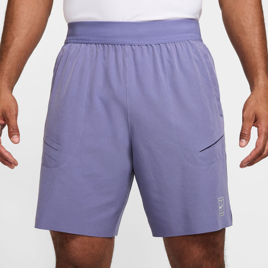 NikeCourt Advantage Men's Dri-FIT 8" Tennis Shorts - Dusty Amethyst - FZ9322-527