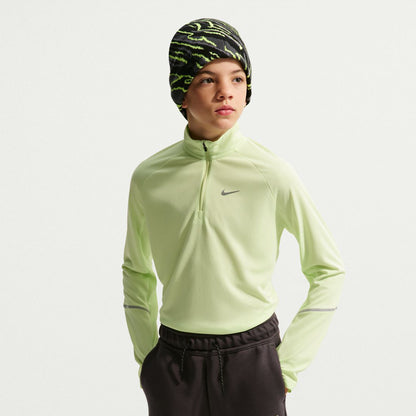 Nike Kids Dri-FIT Miler Half Zip Top - Lime - IF2426-360