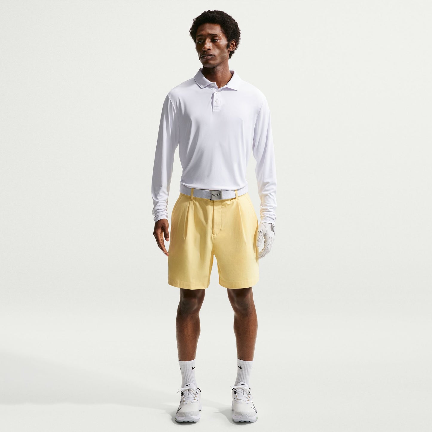 Nike Men's Dri-FIT Par Polo Long Sleeve Tnl Olc - White - IQ7062-100
