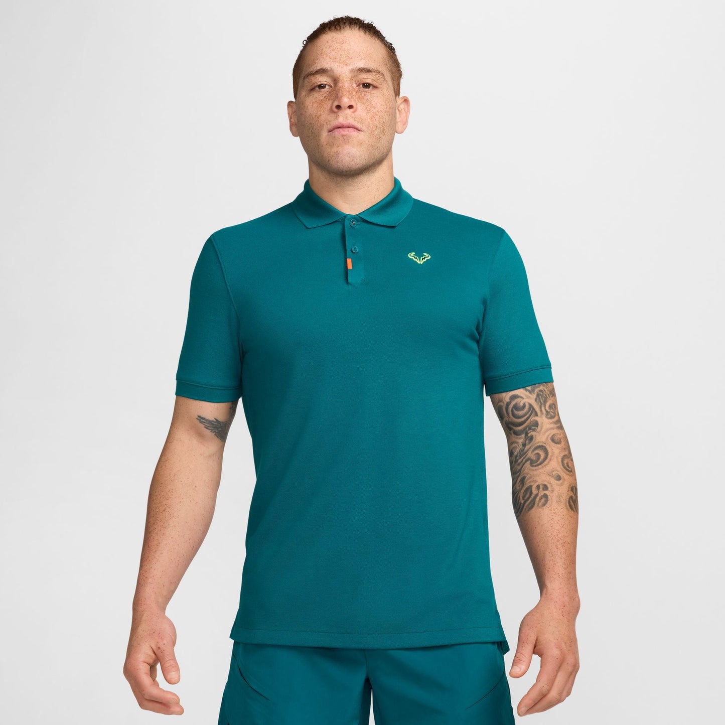 The Nike Polo Rafa - Geode Teal Volt - DD8532-381